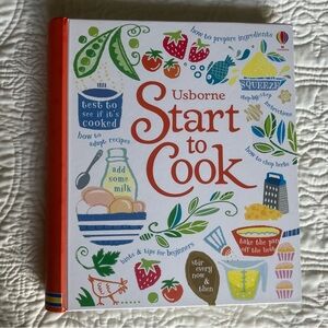 Usborne Start to Cook cookbook beginner guide kids chef  summer activity